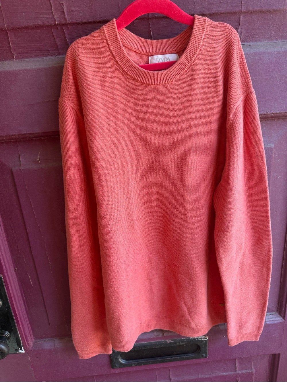 Girls Coral Crewneck Sweater 13-14 Zara